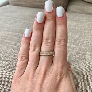 TWO Pandora Jewelry Gold Rings- NEW! Size 6&7